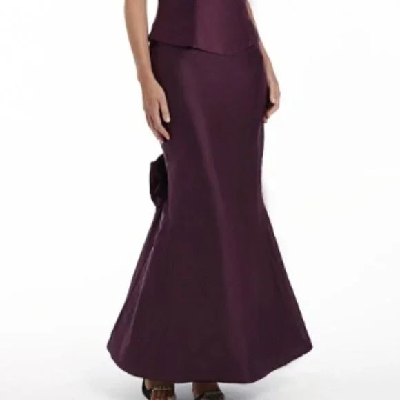 Ideas by Barbara Gown Style# 7777-10 Eggplant Size M NWT - Picture 3 of 16